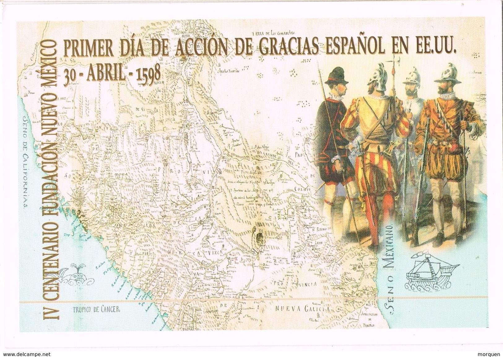 25661. Entero Postal Tarifa B (españa) 1998.  Fundacion Nuevo Mexico - 1931-....