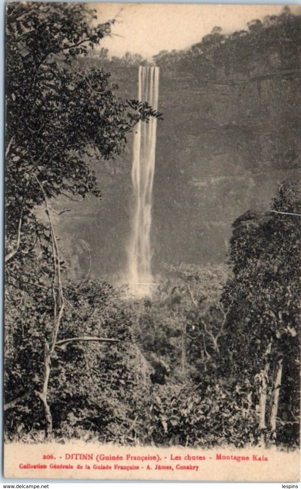 AFRIQUE --  GUINEE - DITINN --  Les Chutes - Montagne Kala - Afrique Du Sud