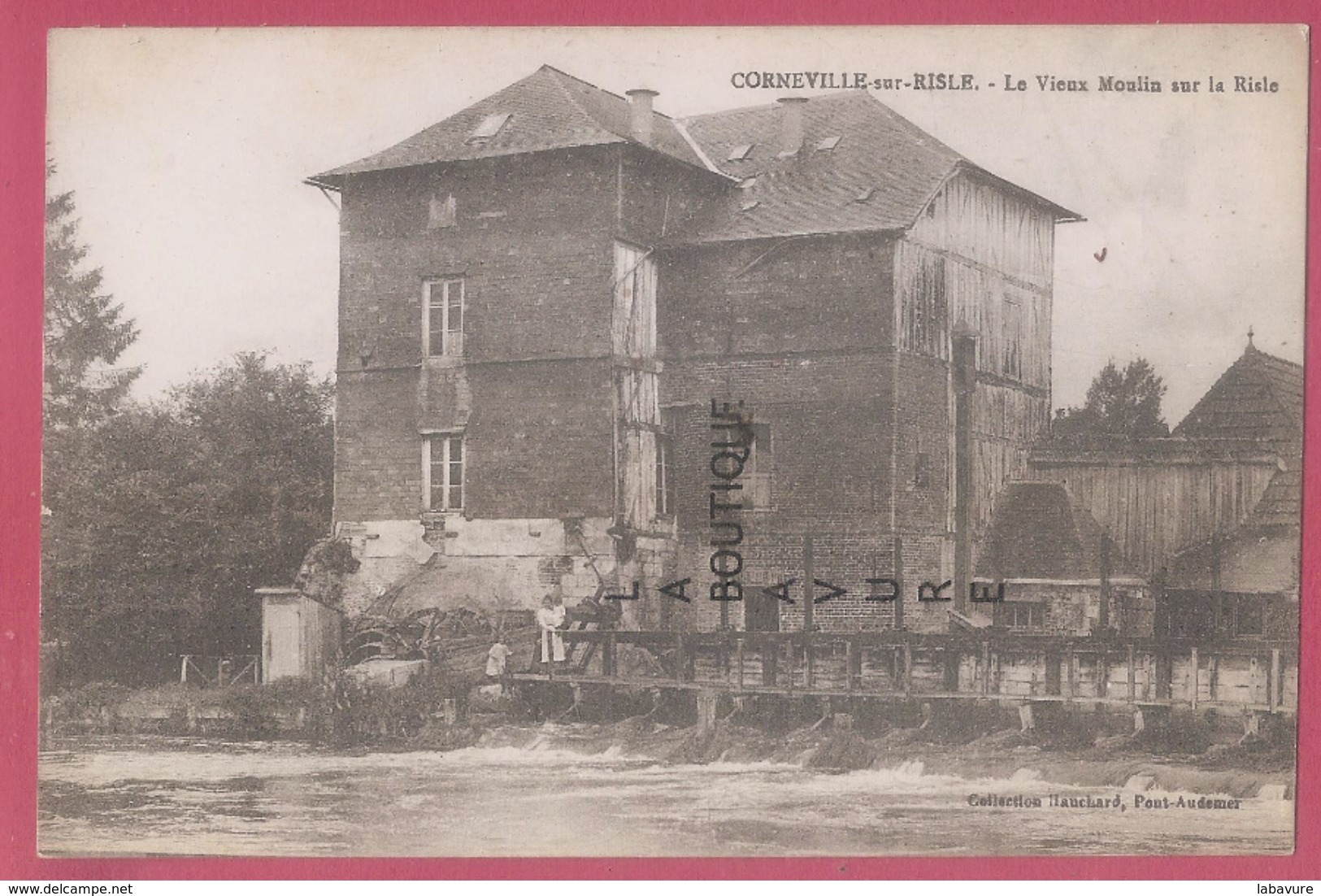 27 - CORNEVILLE SUR RISLE--Le Vieux Moulin Sur La Risle---animé - Altri & Non Classificati