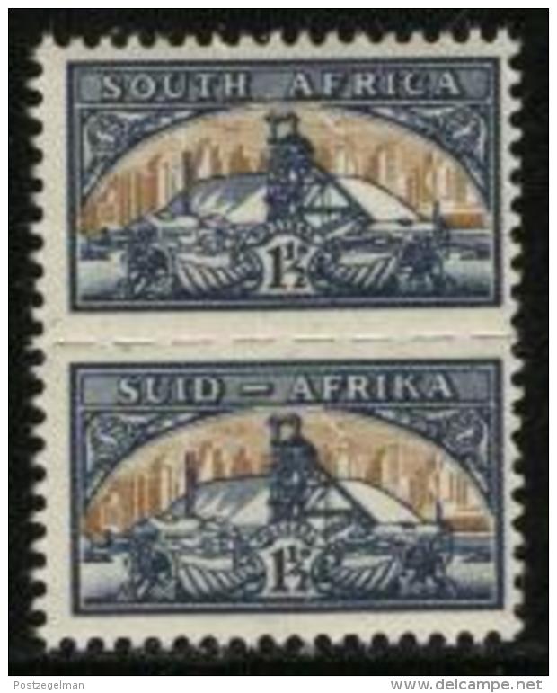 SOUTH AFRICA UNION, 1948, Mint Never Hinged Stamps, Gold Mine (reduced Size), 205-206,  #2448 - Unused Stamps