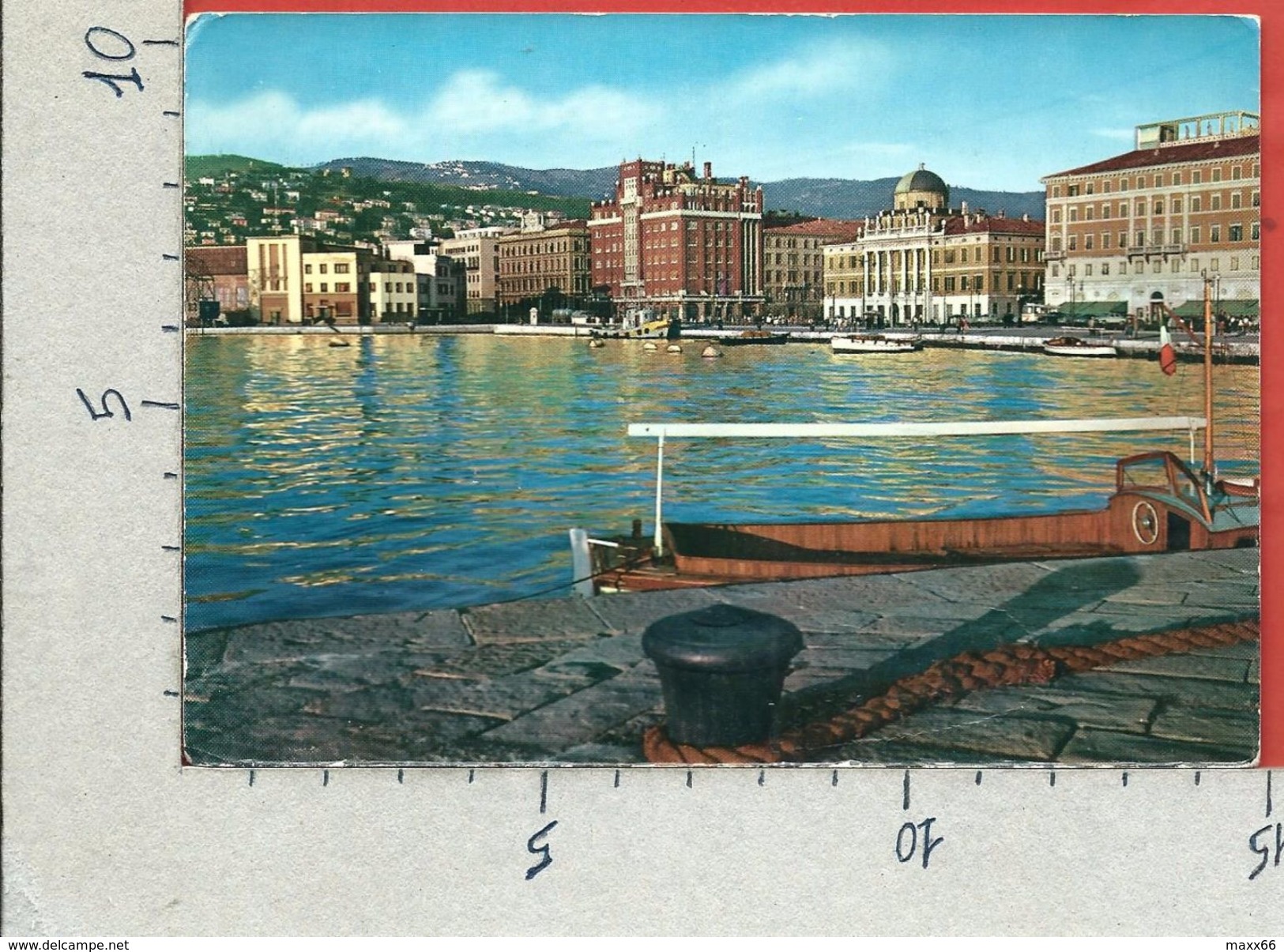 CARTOLINA VG ITALIA - TRIESTE - Bacino San Giorgio - 10 X 15 - ANN. 1963 - Trieste