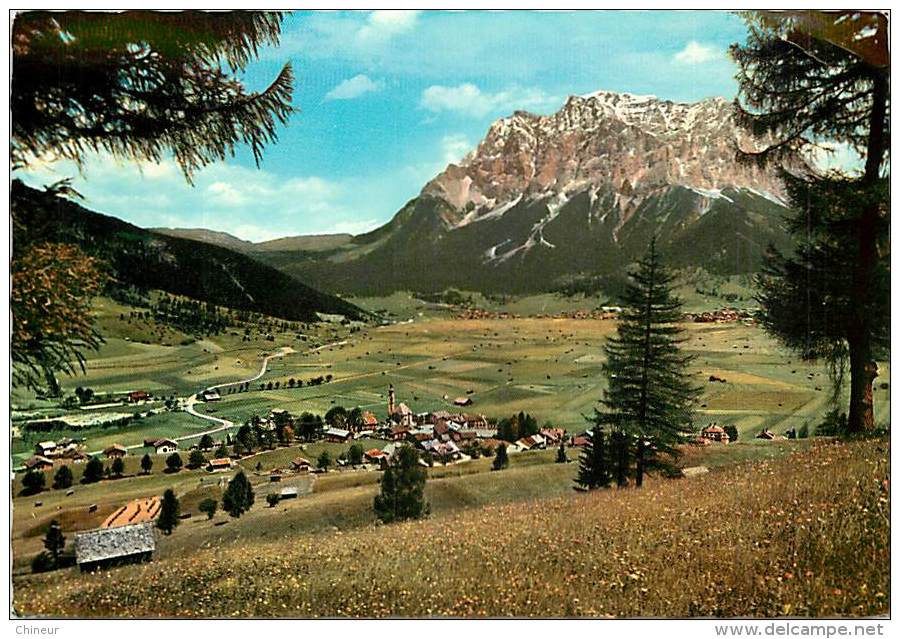 AUTRICHE LERMOOS UND EHRWALD MIT ZUGSPITZE - Lermoos