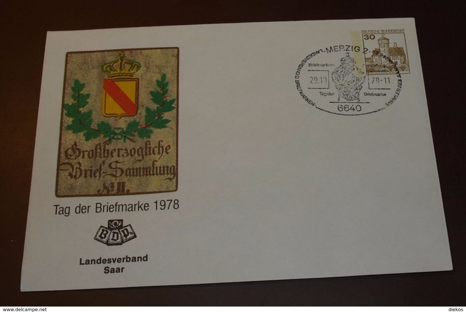 Cover Privat Brief  Tag Der Marke Merzig 1978   #cover3773 - Enveloppes Privées - Oblitérées