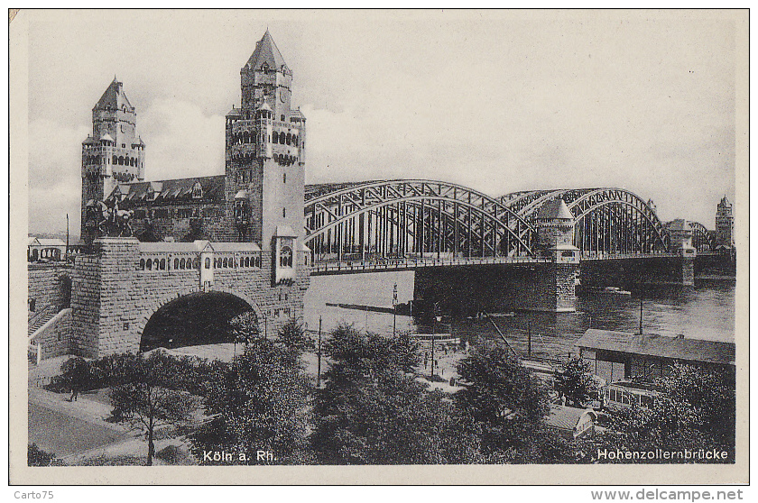 Allemagne - Köln Am Rhein - Pont - Hohenzollerbrücke - Koeln
