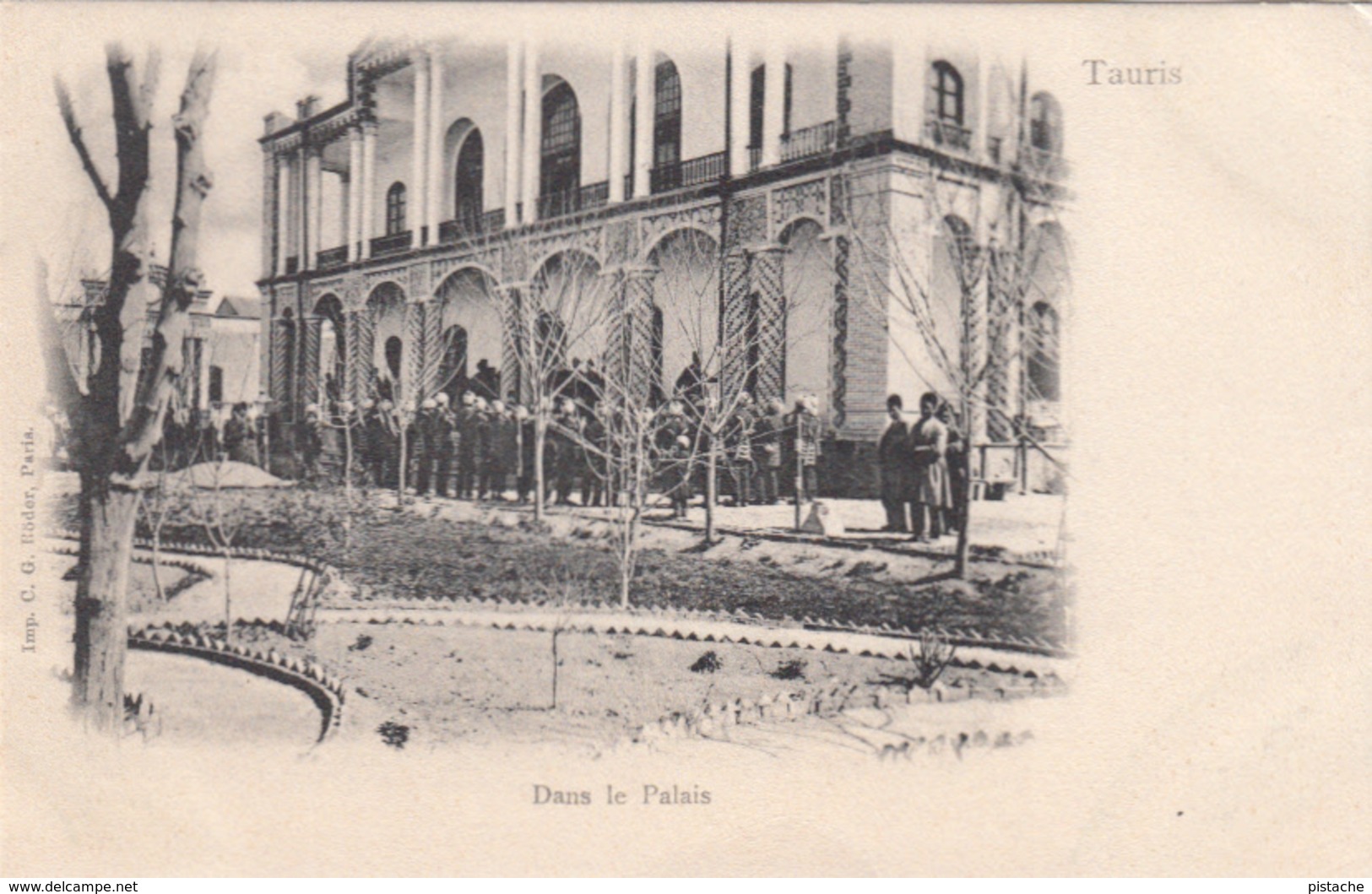 Vintage - 1900s Iran - Dans Le Palais Tauris - Postes Impériales Persanes No 22760 - Animée - Neuve - Etat TB - 2 Scans - Iran