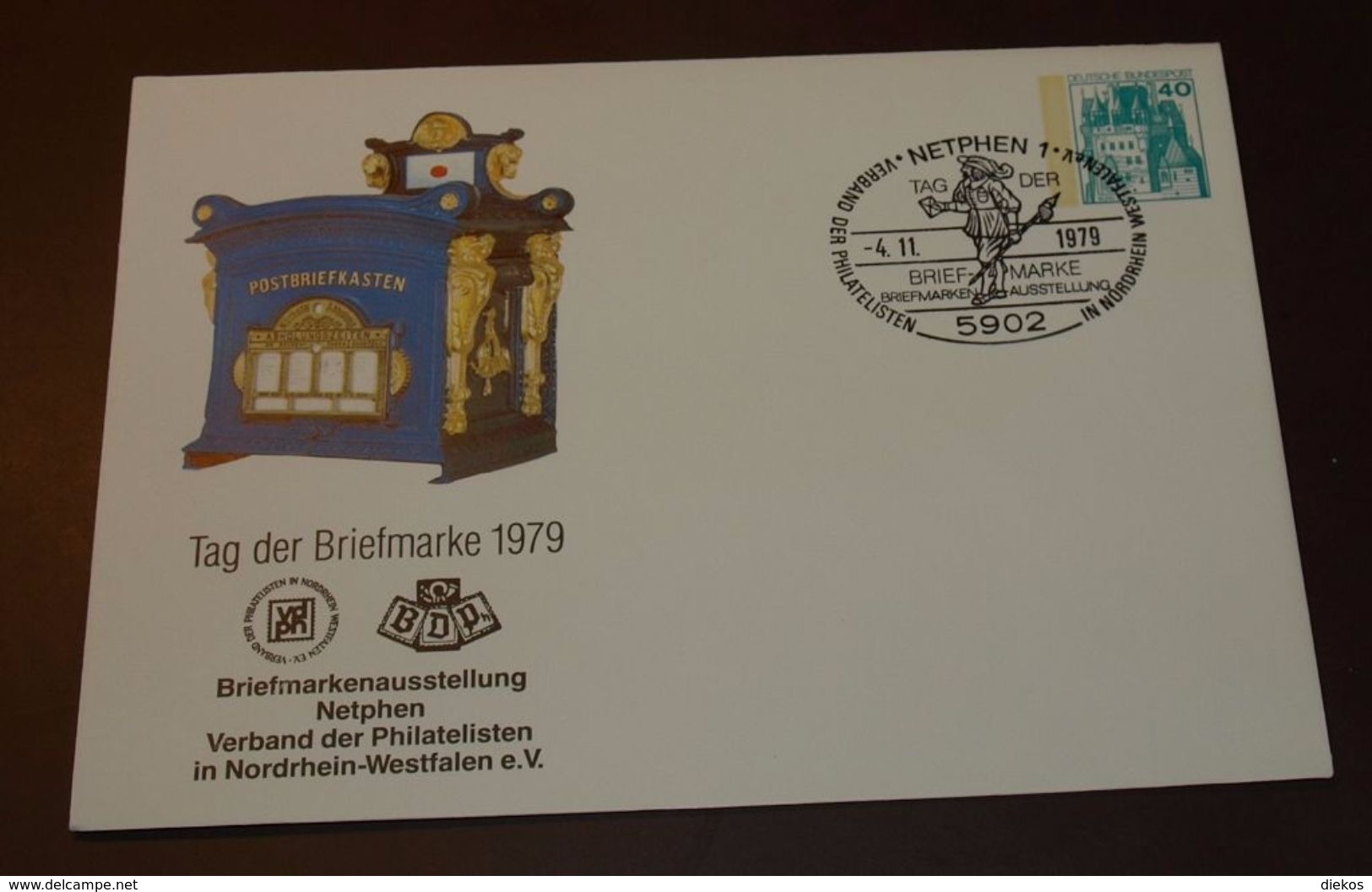 Cover Privatganzsache  Brief   Tag Der Marke Netphen  Briefkasten   #cover3787 - Private Covers - Used