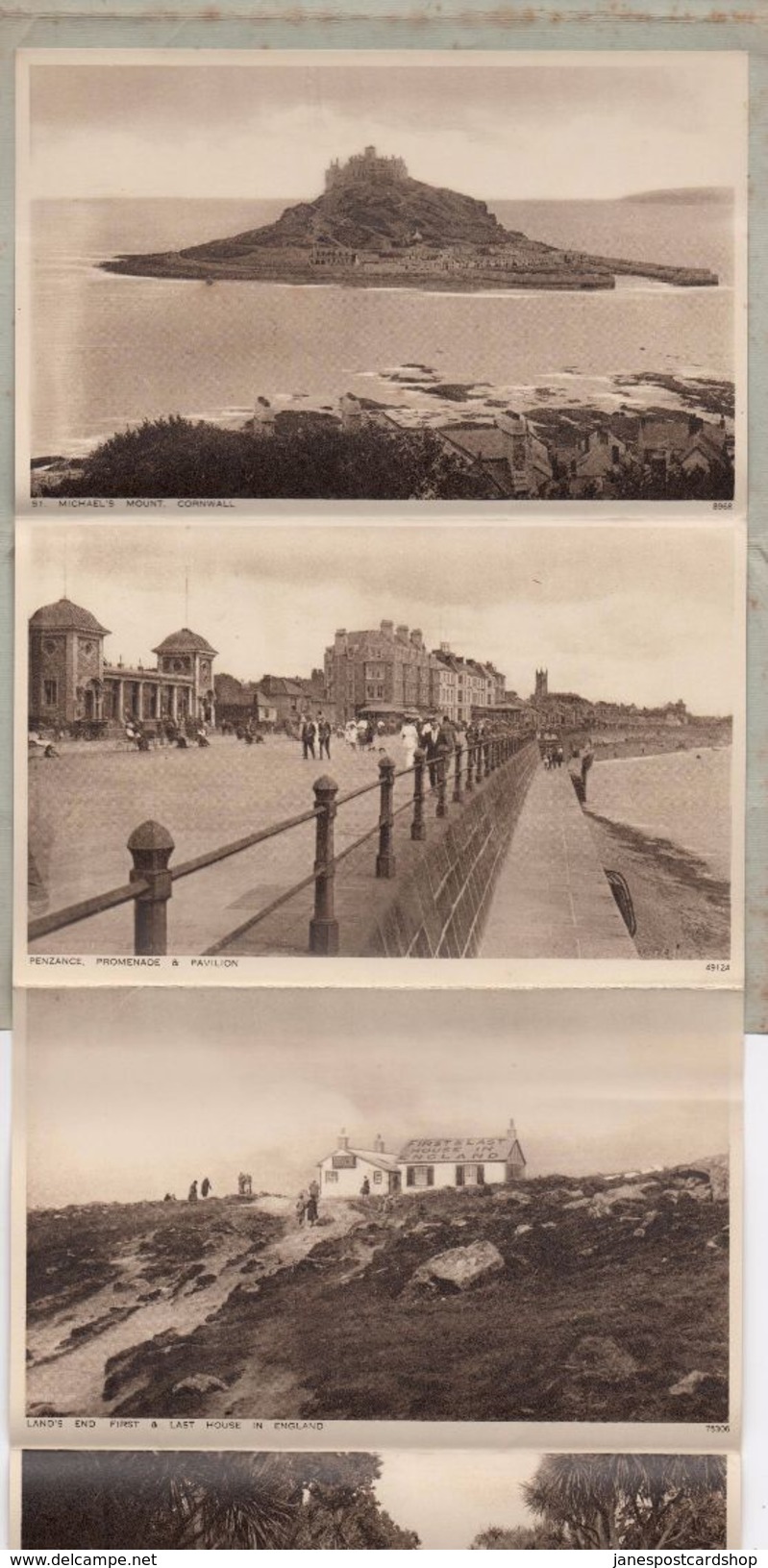 PENZANCE And NEWLYN LETTER CARD - CORNWALL By Photochrom - Tunbridge Wells - Other & Unclassified