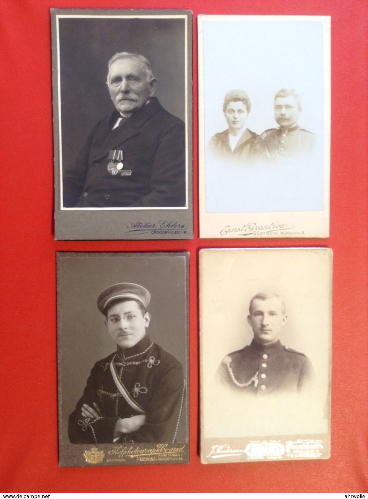 Fotos WW1 Soldaten Burschenschaft Mit Auszeichnung In Uniform Ca. 1915 Frankfurt Berlin Güstrow - Guerra, Militares