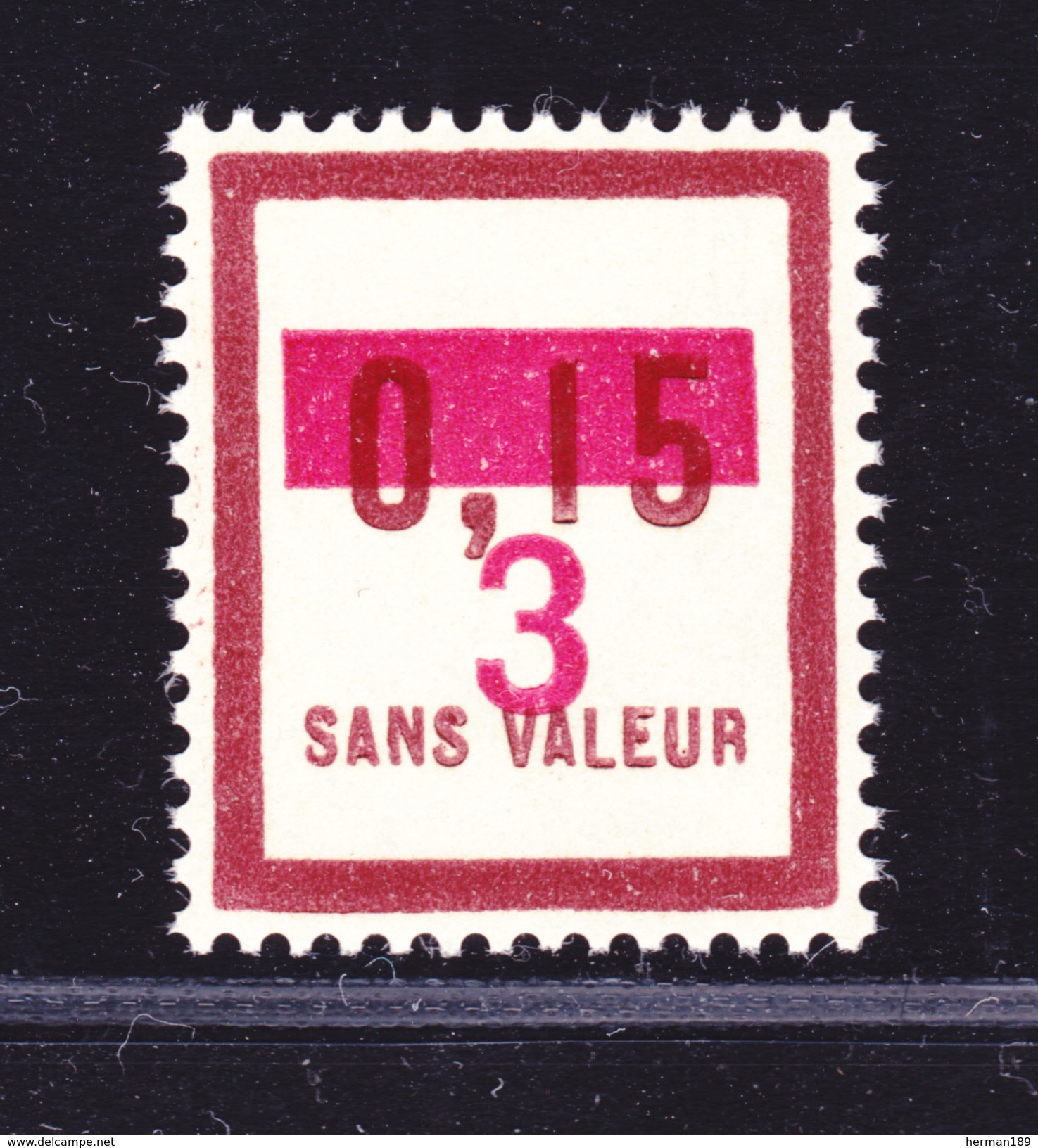 FRANCE FICTIF N°  F62 ** MNH Timbre Neuf Gomme D´origine Sans Trace De Charnière -TB - Finti