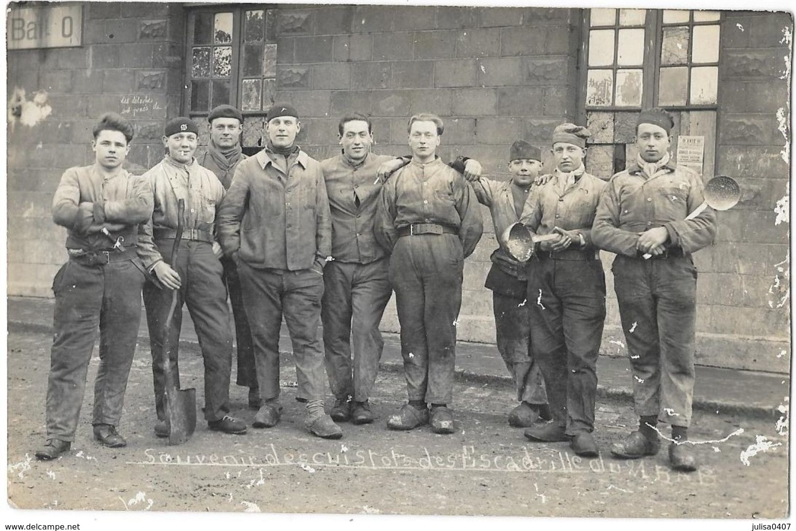 BITCHE ? (57) Carte Photo Groupe De Militaires Cuisiniers - Bitche