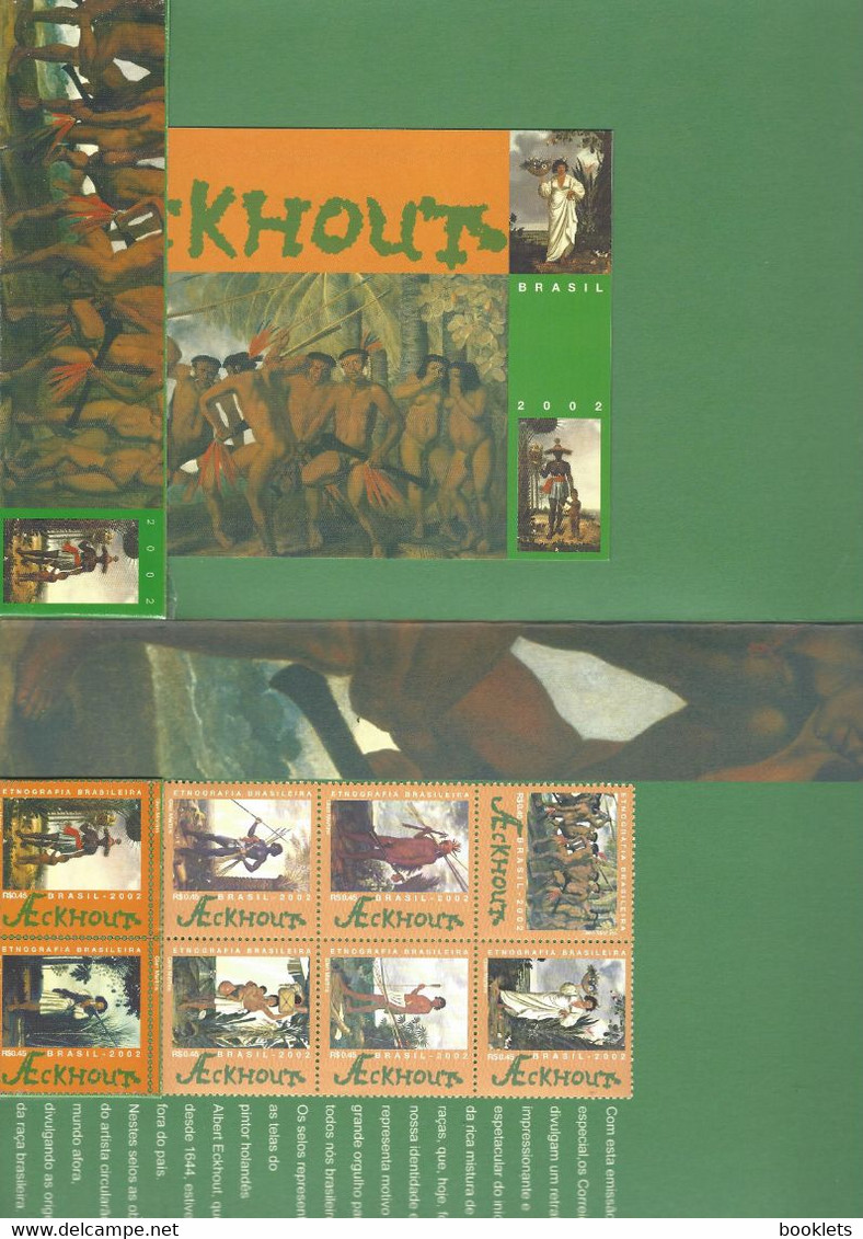 BRAZIL, 2002, Booklet 27, Eckhout: Paintings 17th Century - Cuadernillos