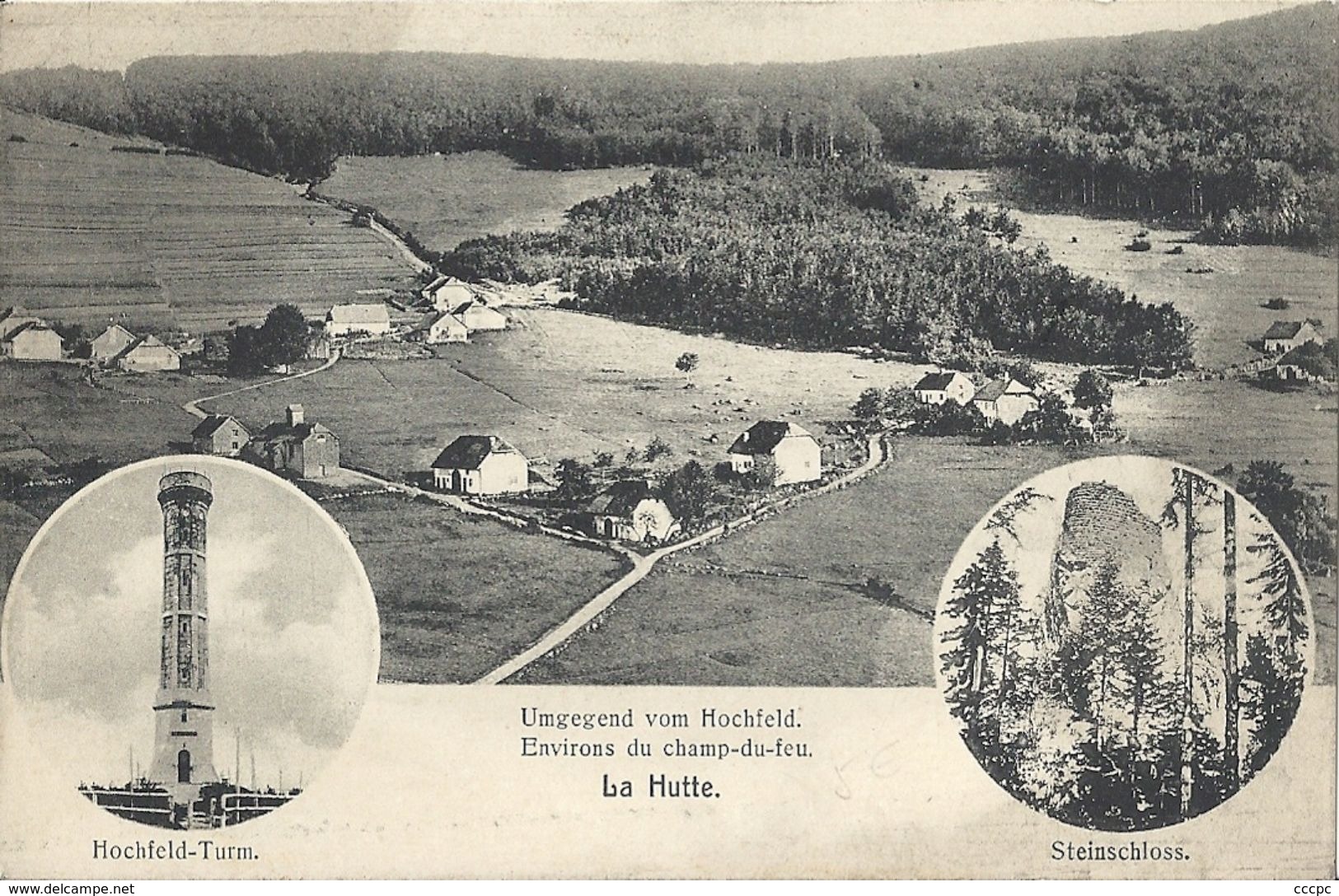 CPA Umgegend Vom Hochfeld - Environs Du Champ Du Feu - La Hutte - Hochfeld-Turm Steinschloss - Hochfelden