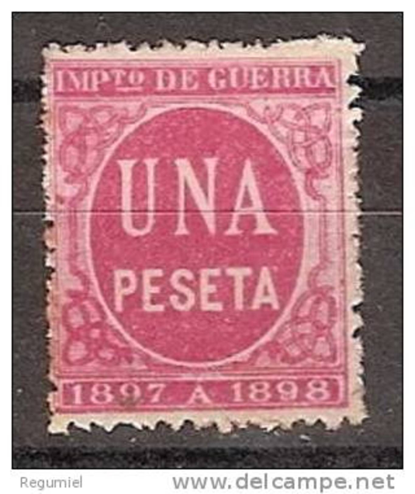 España Impuesto De Guerra 58 (*) Cifra 1.00 Rojo - Kriegssteuermarken