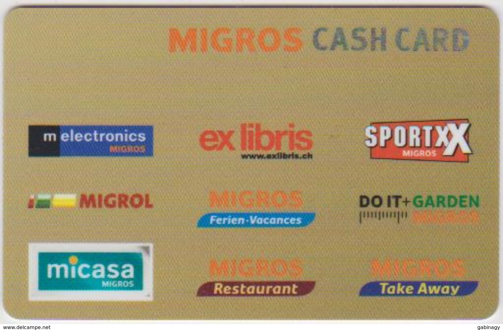 GIFT CARD - SWITZERLAND - MIGROS 288 - Gift Cards