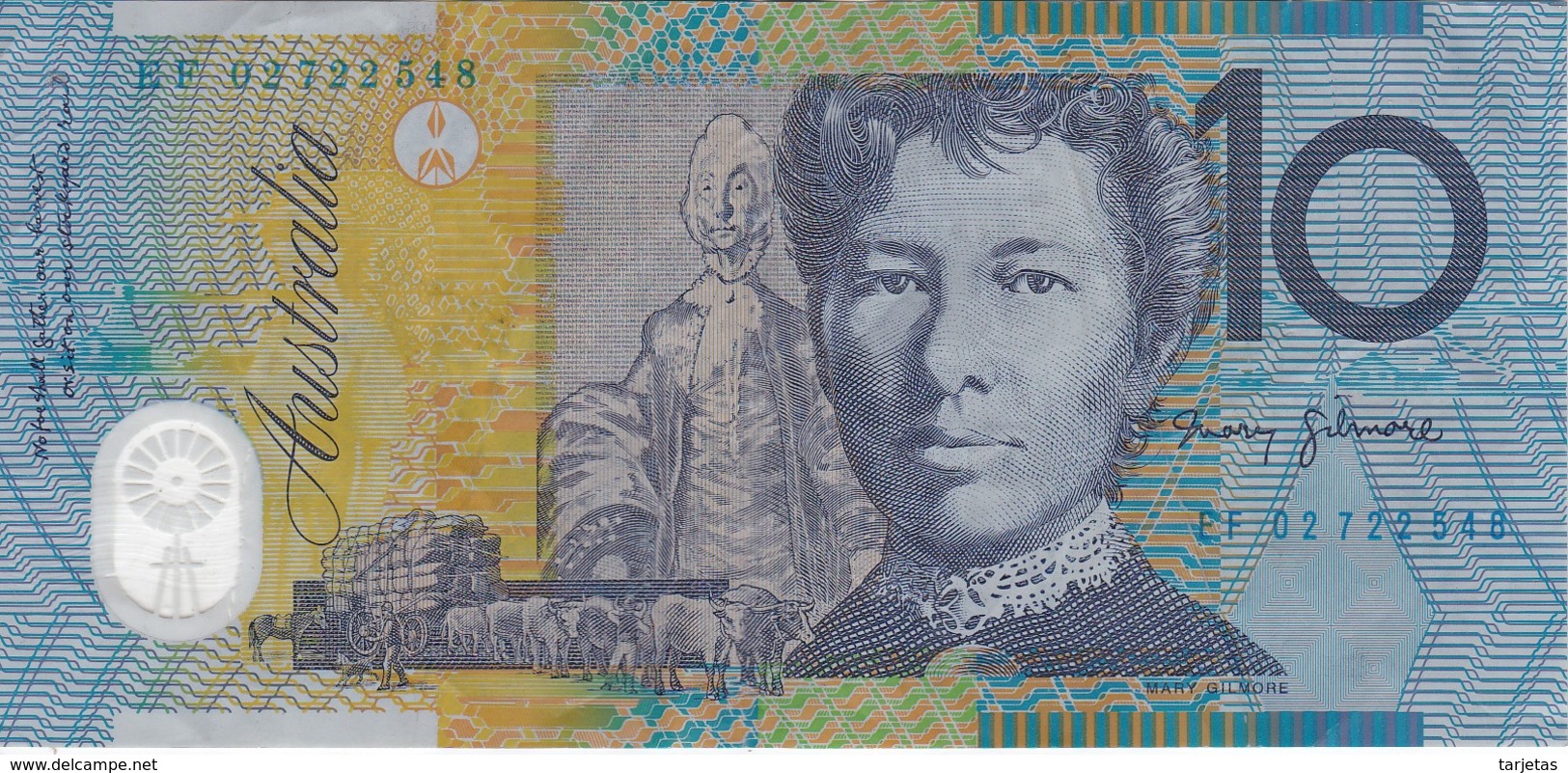 BILLETE DE AUSTRALIA DE 10 DOLLARS  DE POLIMERO  (BANKNOTE) - 2005-... (billetes De Polímero)