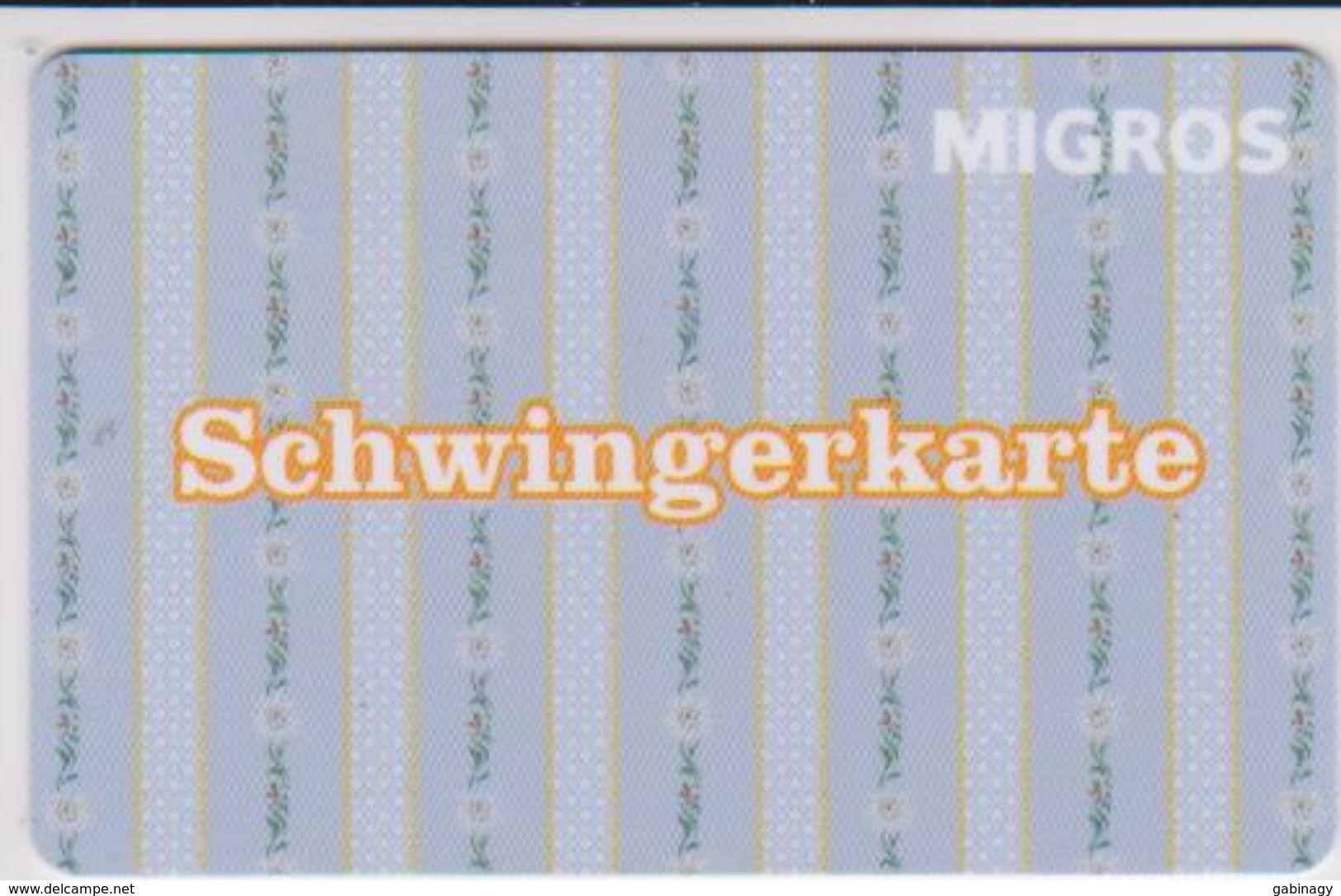 GIFT CARD - SWITZERLAND - MIGROS 321 - SCHWINGERKARTE - Gift Cards