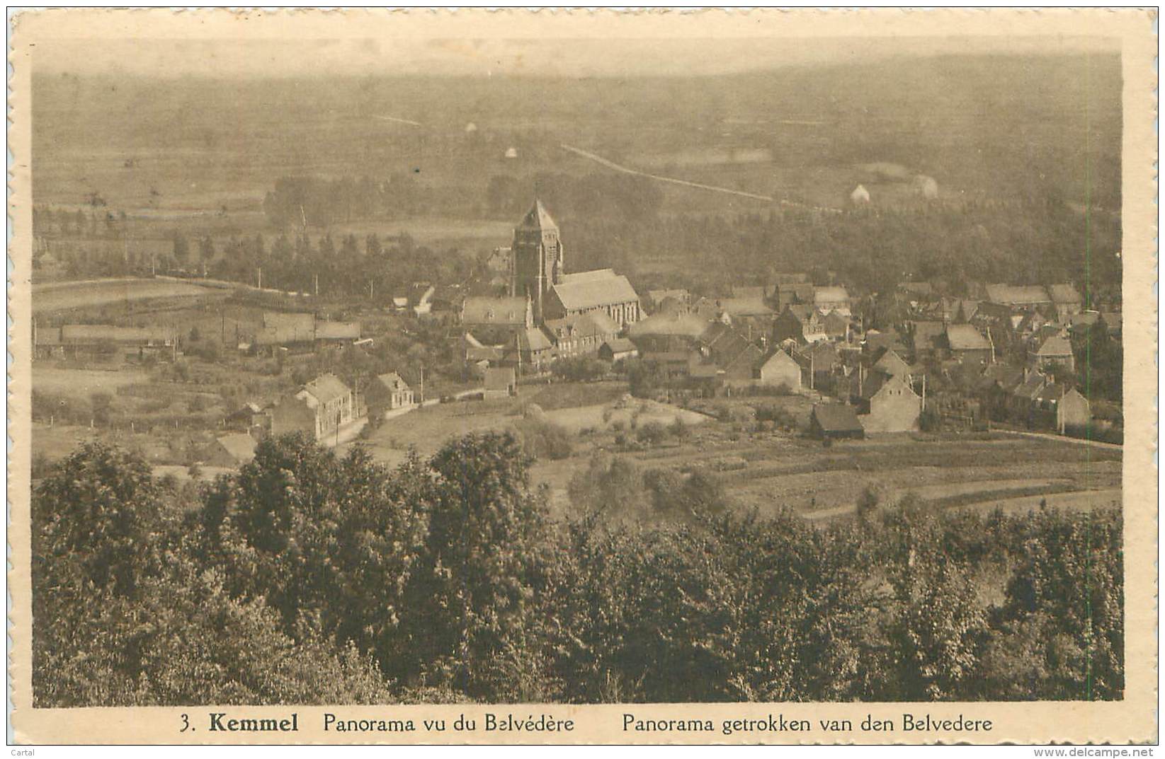 KEMMEL - Panorama Vu Du Belvédère - Panorama Getrokken Van Den Belvedere - Heuvelland