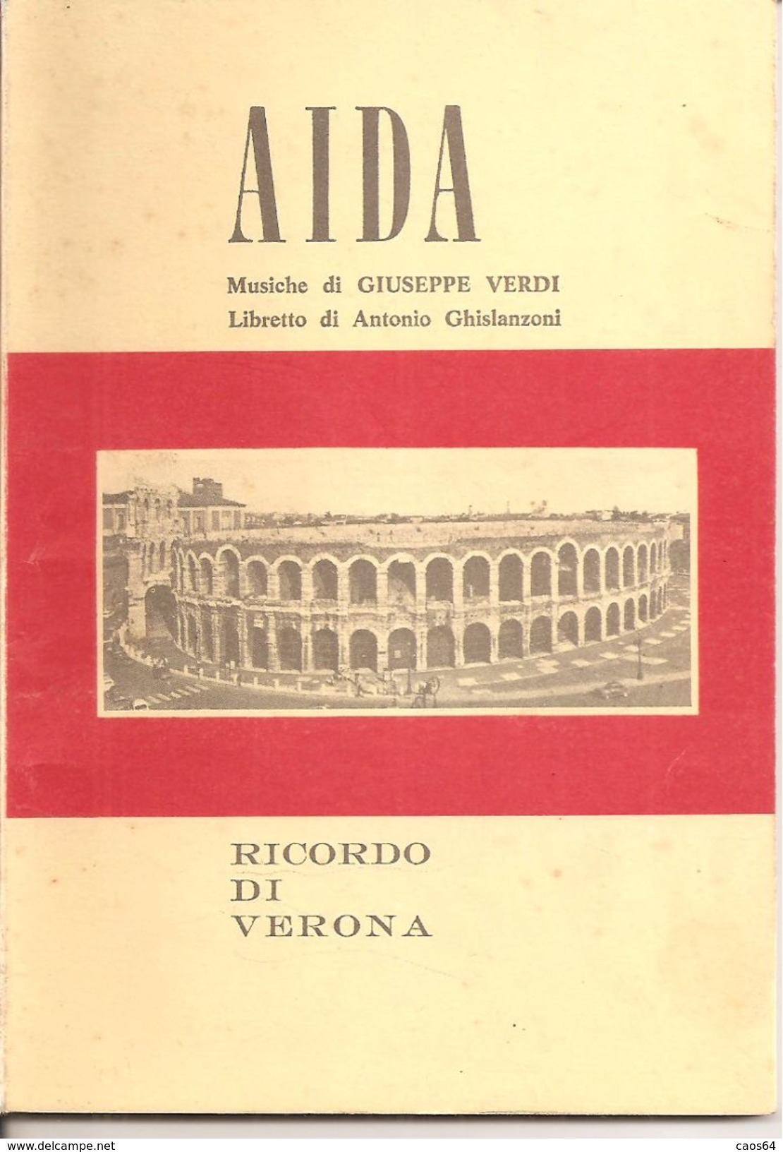 Aida	  Antonio Ghislanzoni  Agoc - Objets Dérivés