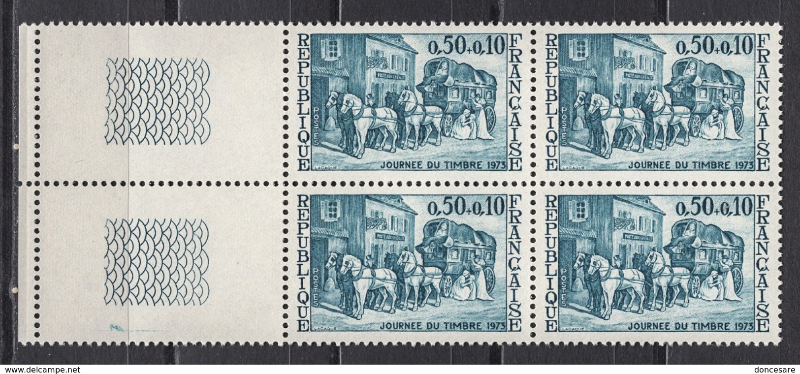 FRANCE 1973 - BLOC DE 4 TP Y.T. N° 1749 - NEUFS** /Y228 - Ungebraucht