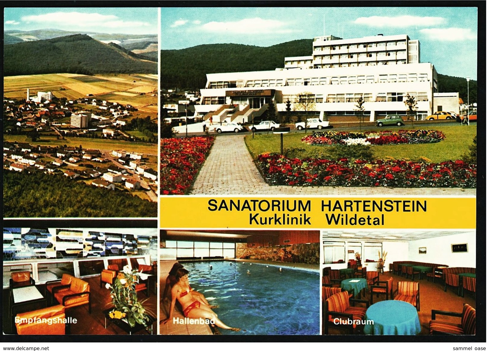 Bad Wildungen  -  Kurklinik Wildetal  -  Sanatorium Hartenstein  -  Mehrbildkarte  Ansichtskarte Ca.1980   (7549) - Bad Wildungen