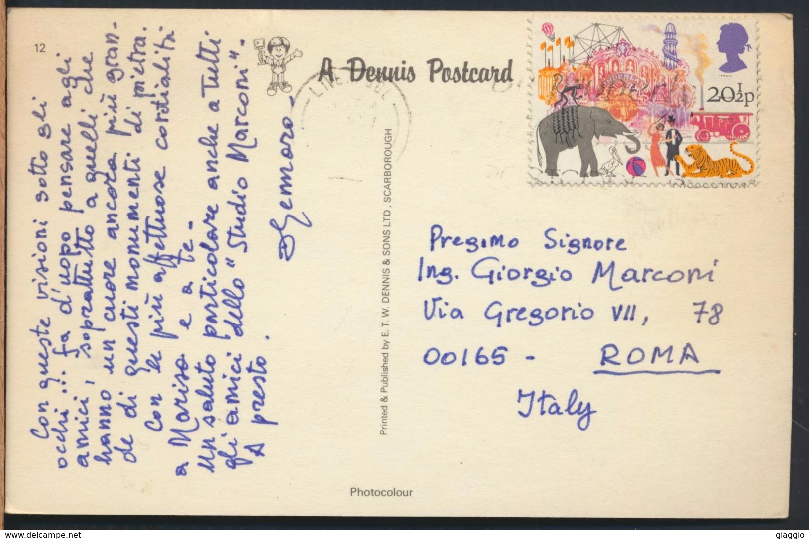 °°° 7549 - UK - LIVERPOOL - THE TWO CATHEDRALS - 1966 With Stamps °°° - Liverpool