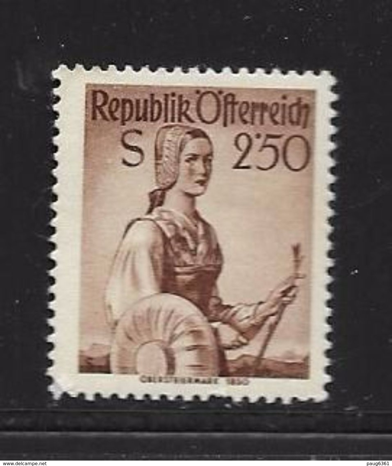 AUTRICHE 1958/59 COSTUMES REGIONAUX  YVERT N°897A NEUF MNH** - Neufs