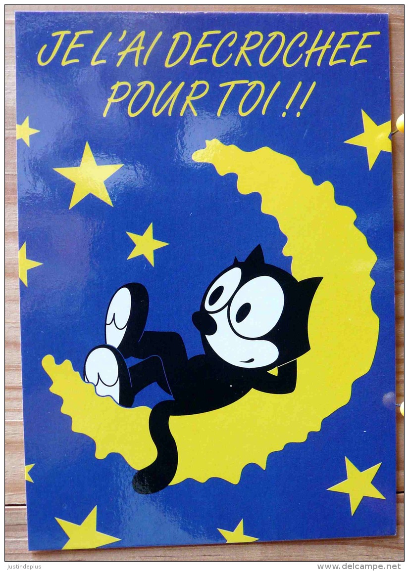 JE L'AI DECROCHEE POUR TOI FELIX THE CAT LE CHAT  SUR LA LUNE SCAN R/V - Bandes Dessinées