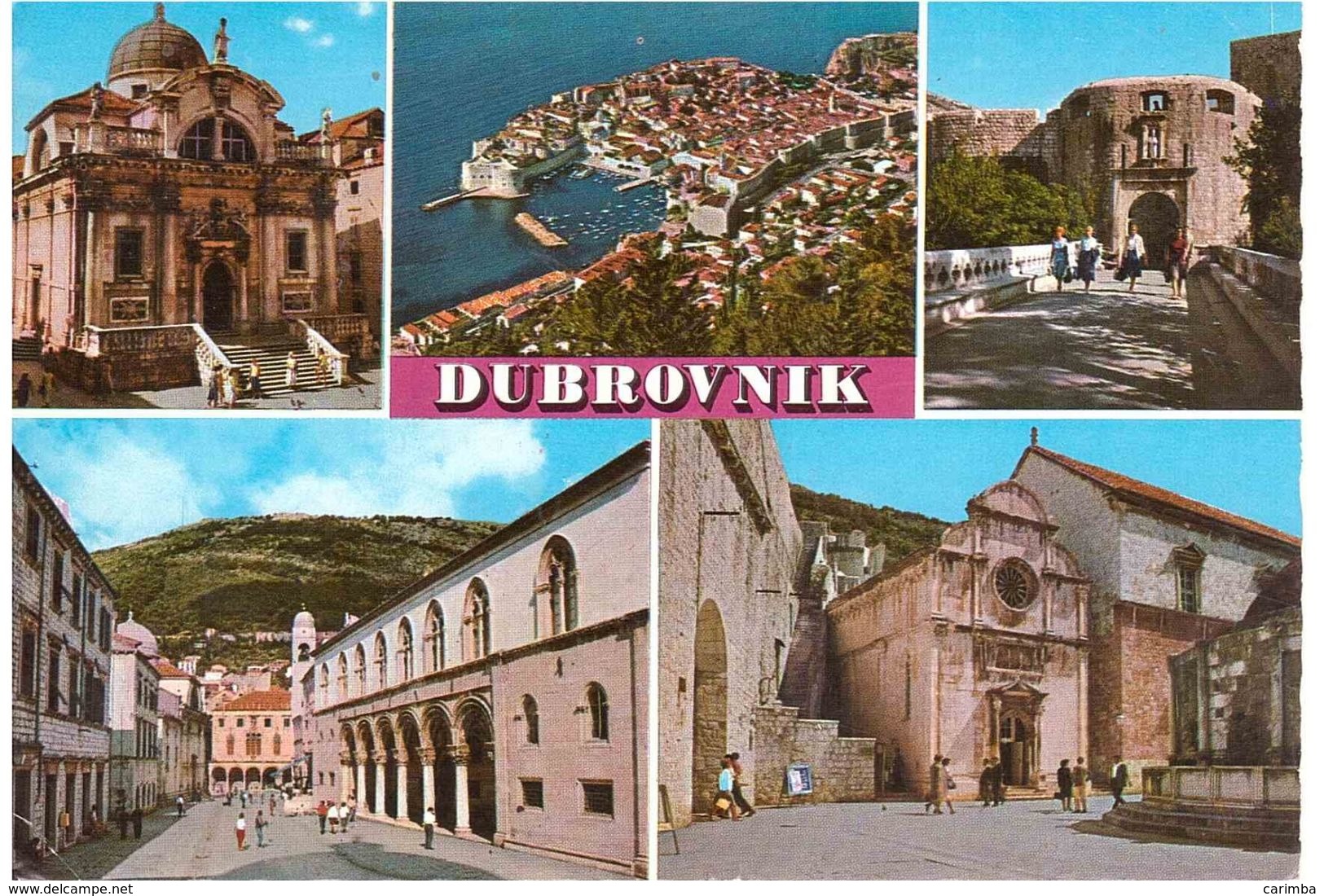 CART.DUBROVNIK X ITALIA - Yugoslavia