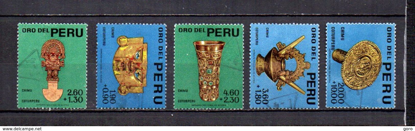 Perú   1966  .-  Y&T  Nº   472/476 - Peru