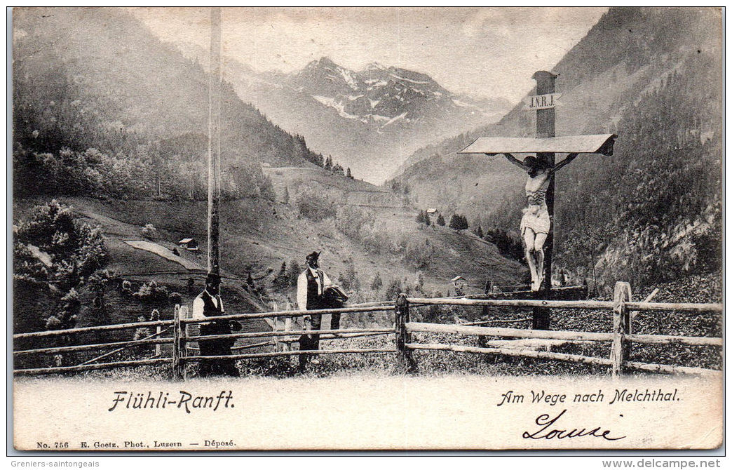 SUISSE - LUZERN - FLUHLI RANFT - Le Calvaire - Flühli