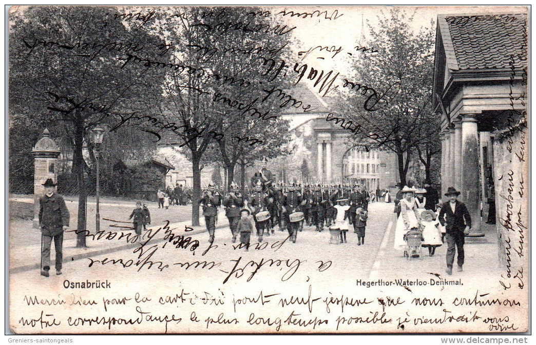 Allemagne - BASSE SAXE - OSNABRUCK - Défilé Militaire Dans Une Rue - Osnabrueck