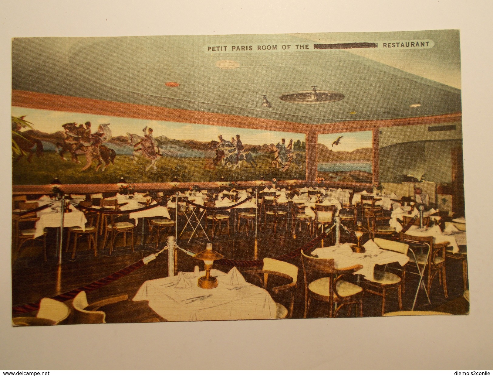 Carte Postale -  ETATS UNIS AMERIQUE  - The PETIT PARIS RESTAURANT (268/130) - Albany