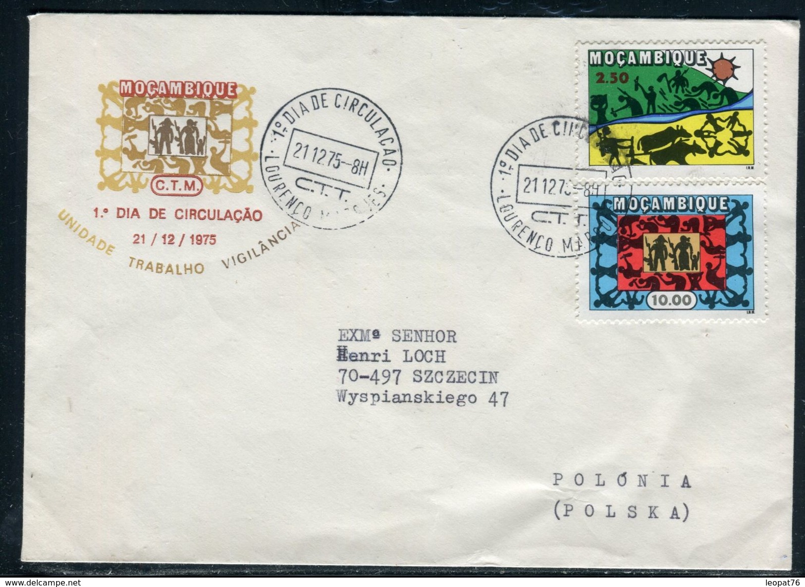 Mozambique - FDC En 1975 - Ref S19 - Mozambique