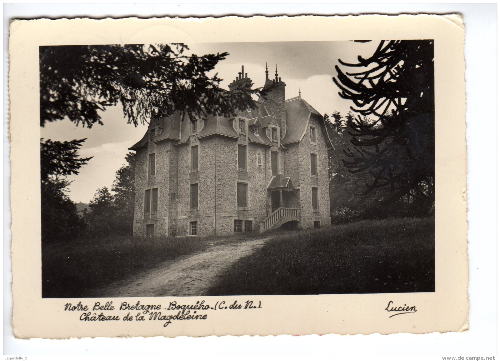 Notre Belle Bretagne. Boquého. Chateau De  La Magdeleine. Association Familiale Catholique. Colonie N.D. De Lourdes. - Autres & Non Classés