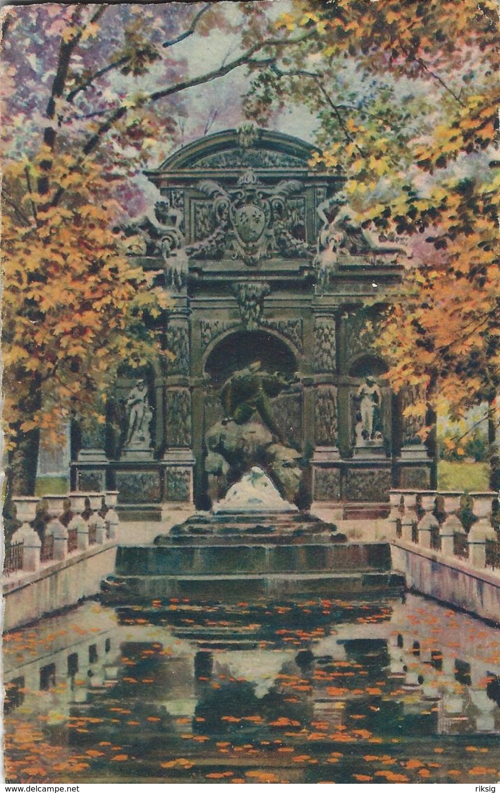 Paris - Fontaine Medicis  (Jardin Du Luxembourg)  France.  S-3869 - Other Monuments