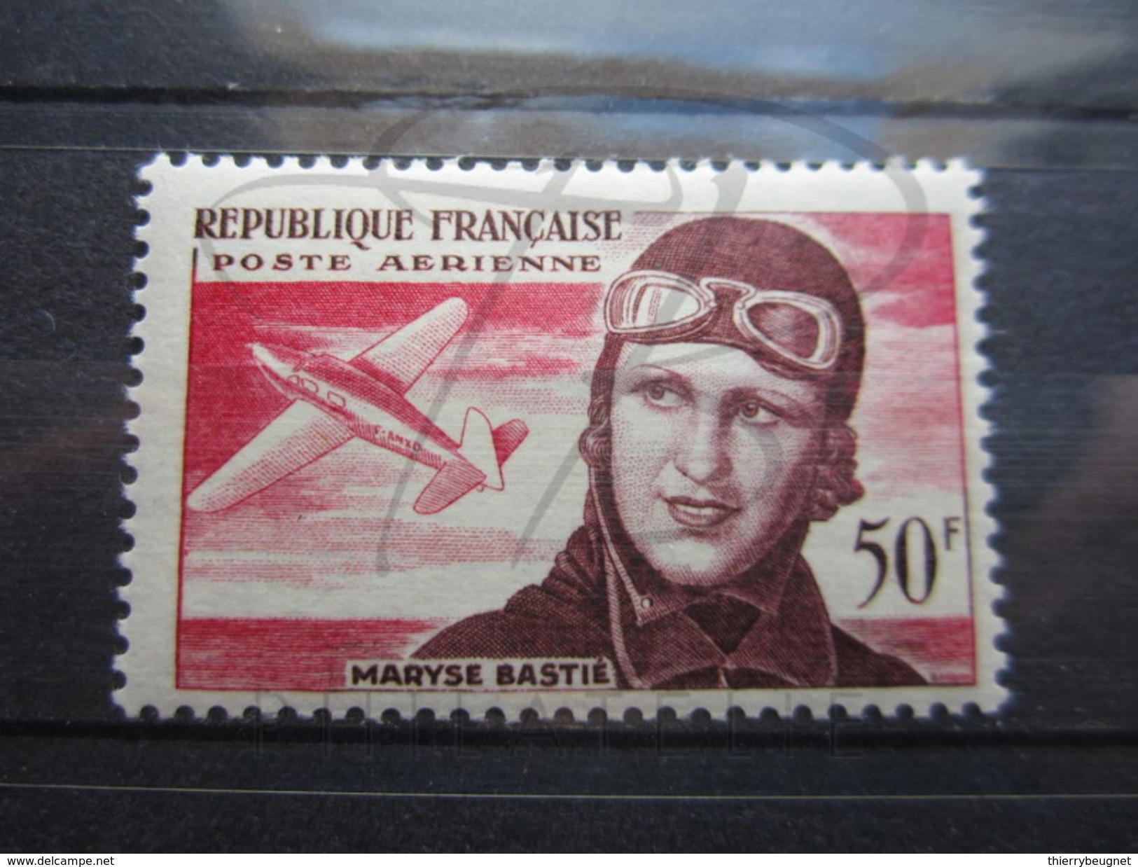 VEND BEAU TIMBRE DE POSTE AERIENNE DE FRANCE N° 34 , X !!! - 1927-1959 Neufs