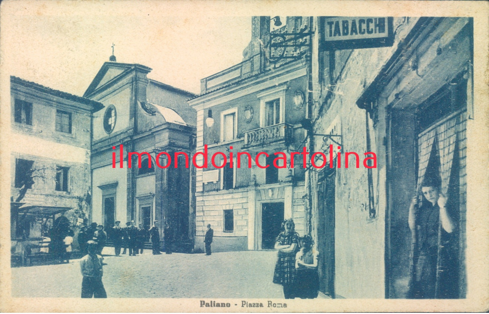 P150 - Paliano - Frosinone -  Piazza Roma - Tabacchi - Frosinone