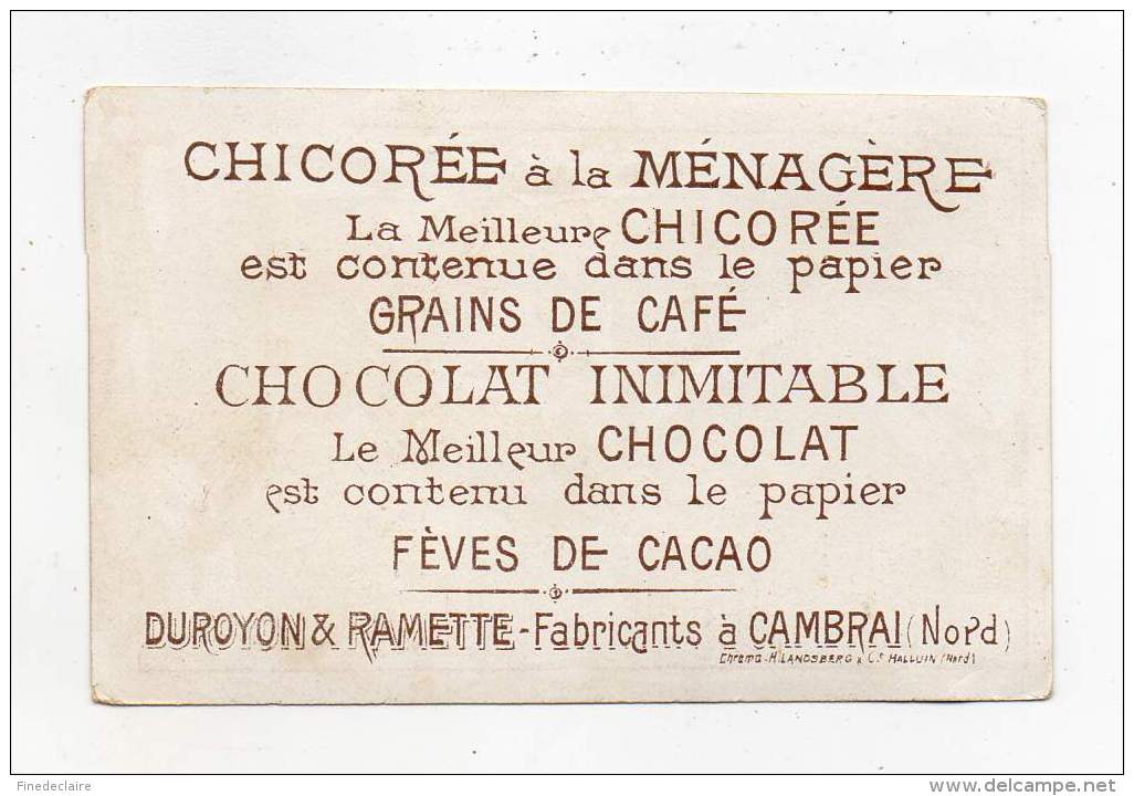 Chromo - Chocolat Duroyon &amp; Ramette - Le Peintre - Duroyon & Ramette