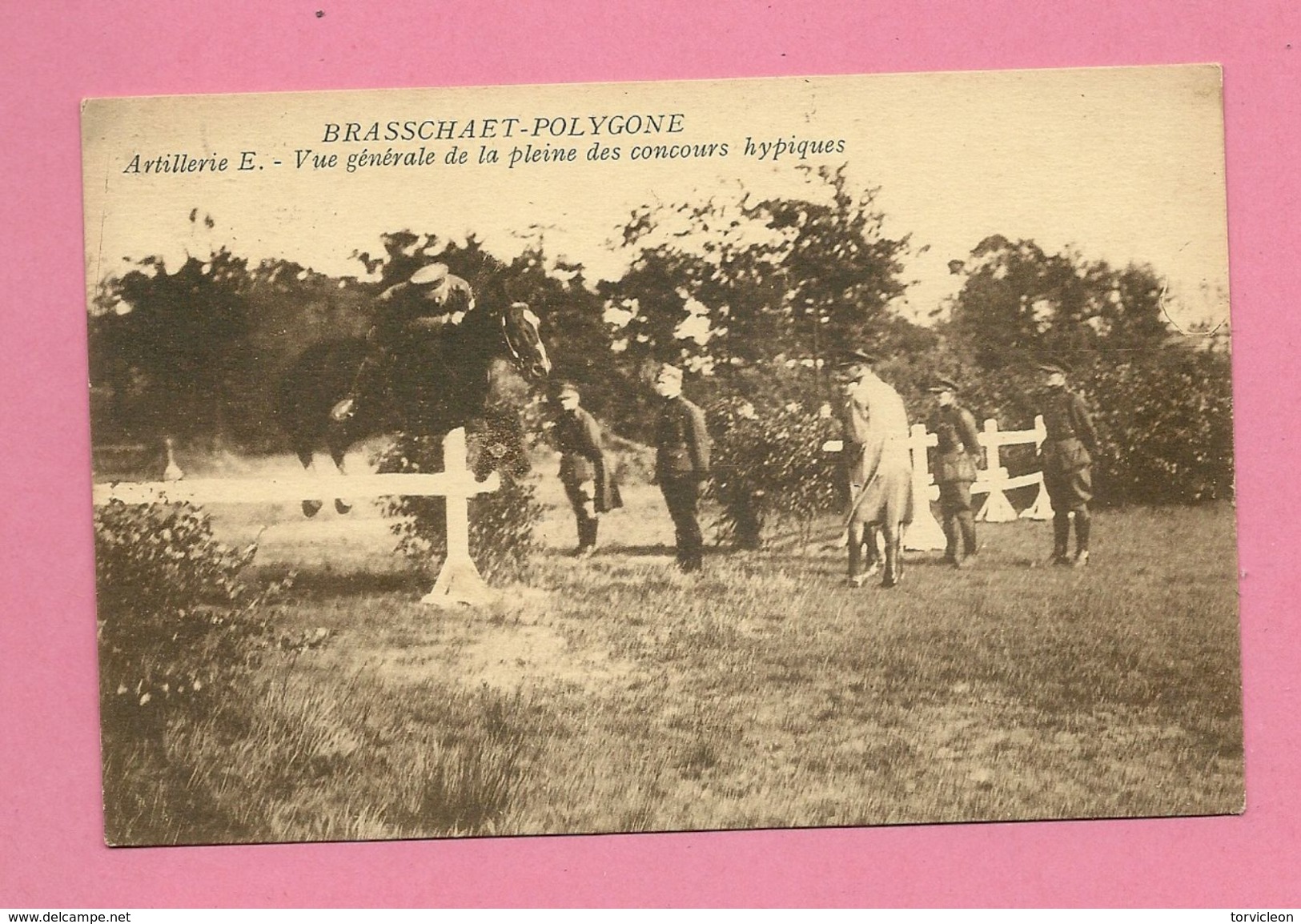 C.P. Brasschaat Polygoon  =  Artillerie  E  : Vue  Générale De La Pleine  Des  Concours  Hypiques - Brasschaat