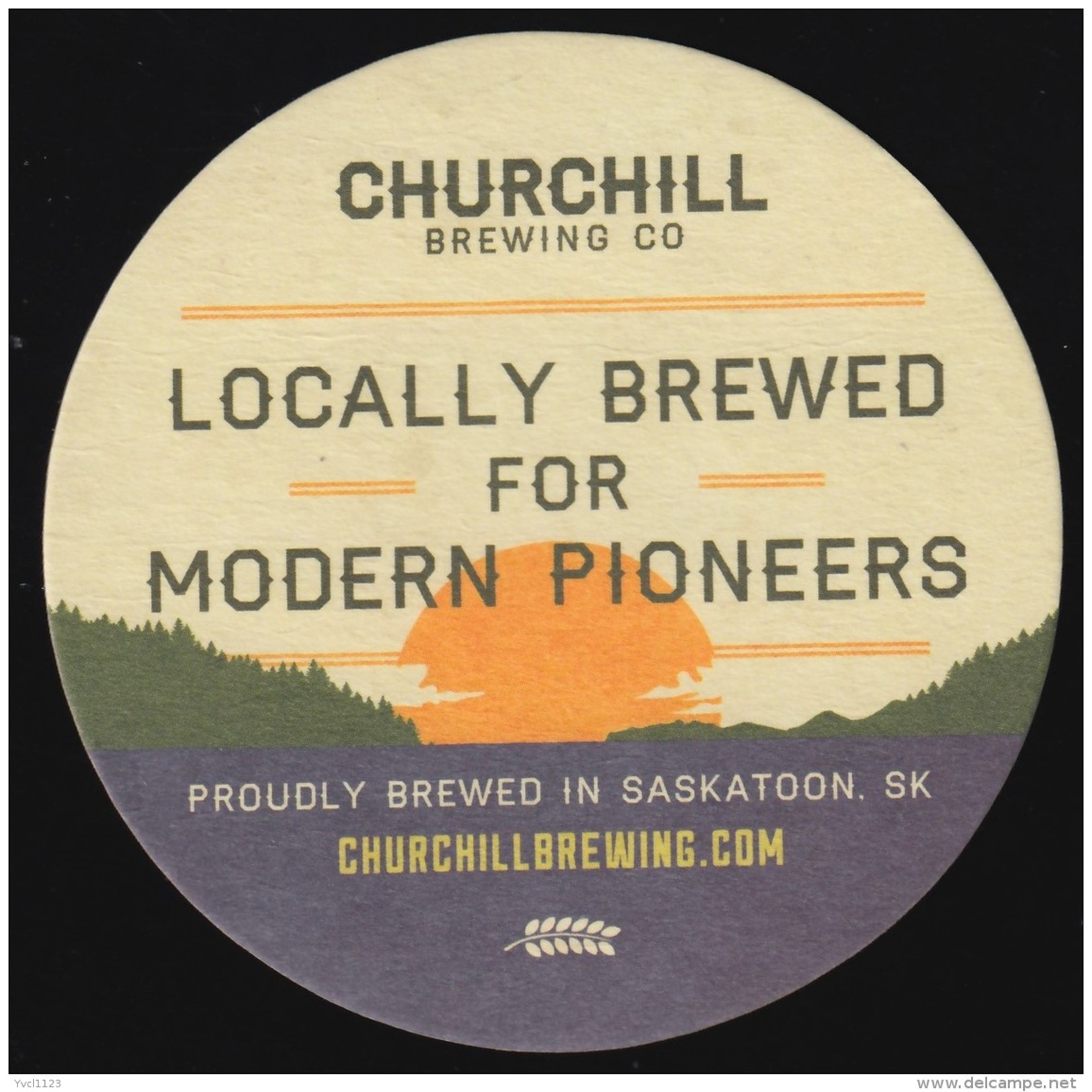 BEER MATS - Churchill Brewing Company, Saskatoon (*) (BM102) - Sous-bocks