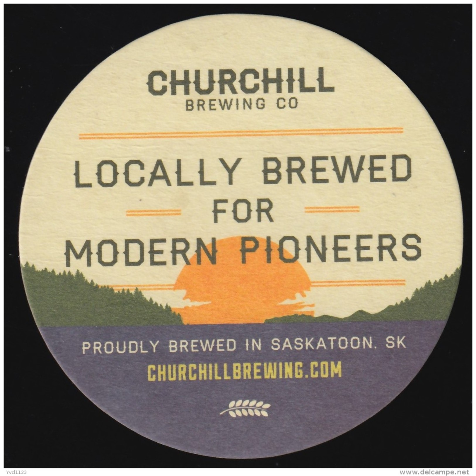 BEER MATS - Churchill Brewing Company, Saskatoon (*) (BM102) - Beer Mats