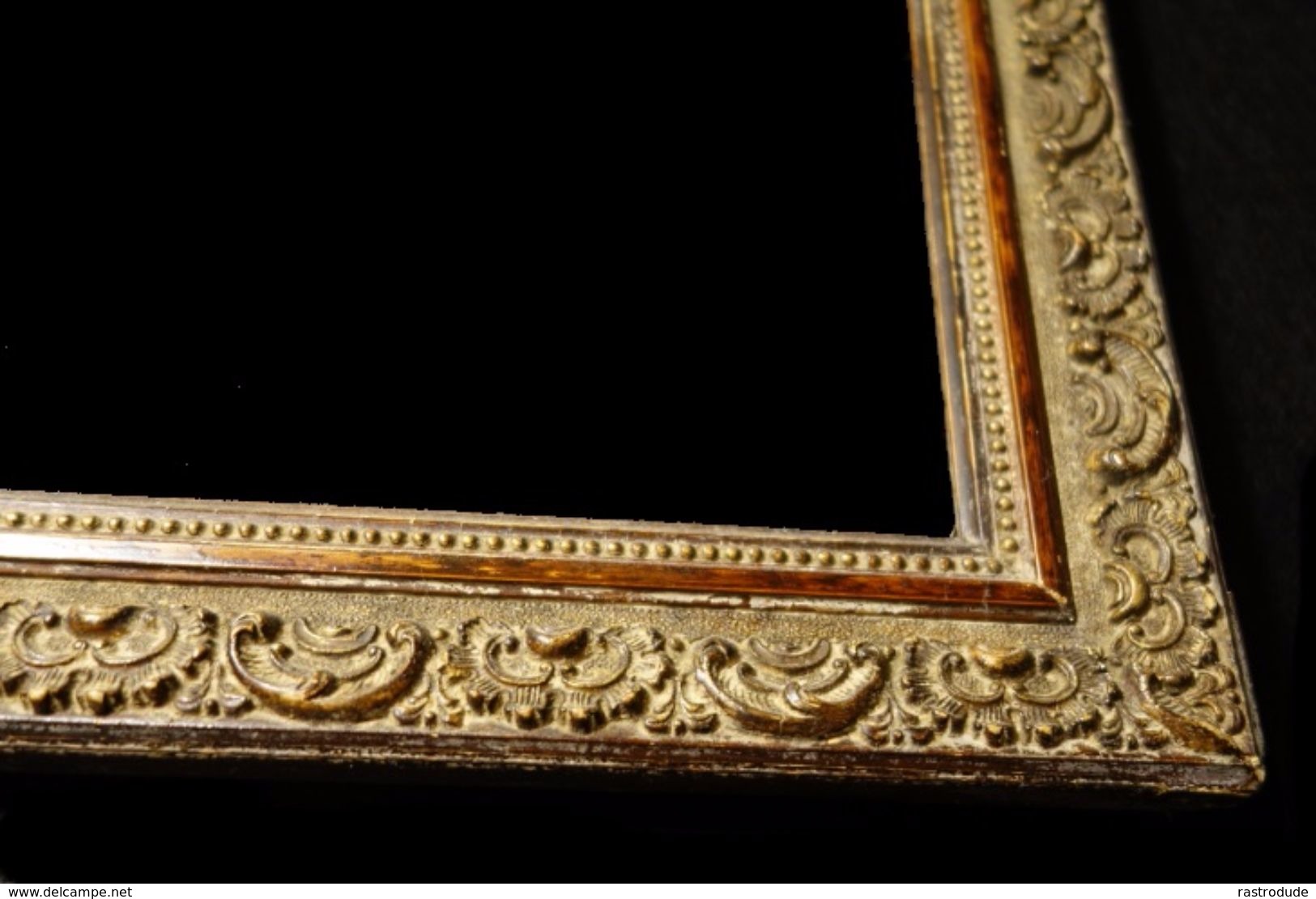 XVIII C. French Neoclassical Carved Wood Frame - Other & Unclassified