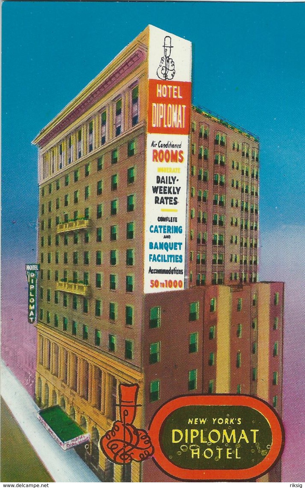 New York. Diplomat Hotel.   S-3908 - Bars, Hotels & Restaurants