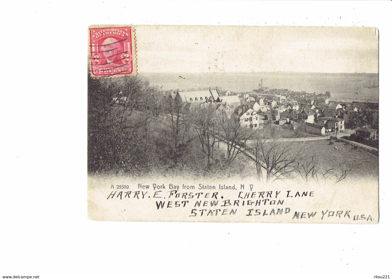 Cpa - New York Bay From Staten Island - A 25589 - - Staten Island