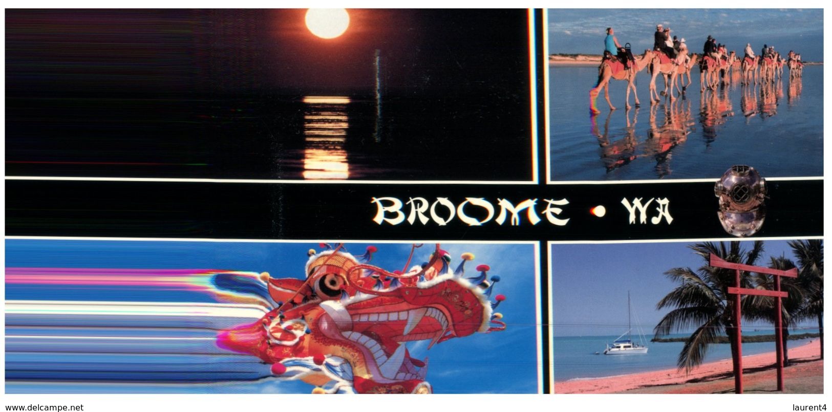 (571) Australia - (with Stamp At Back Of Card) WA - Broome - Broome