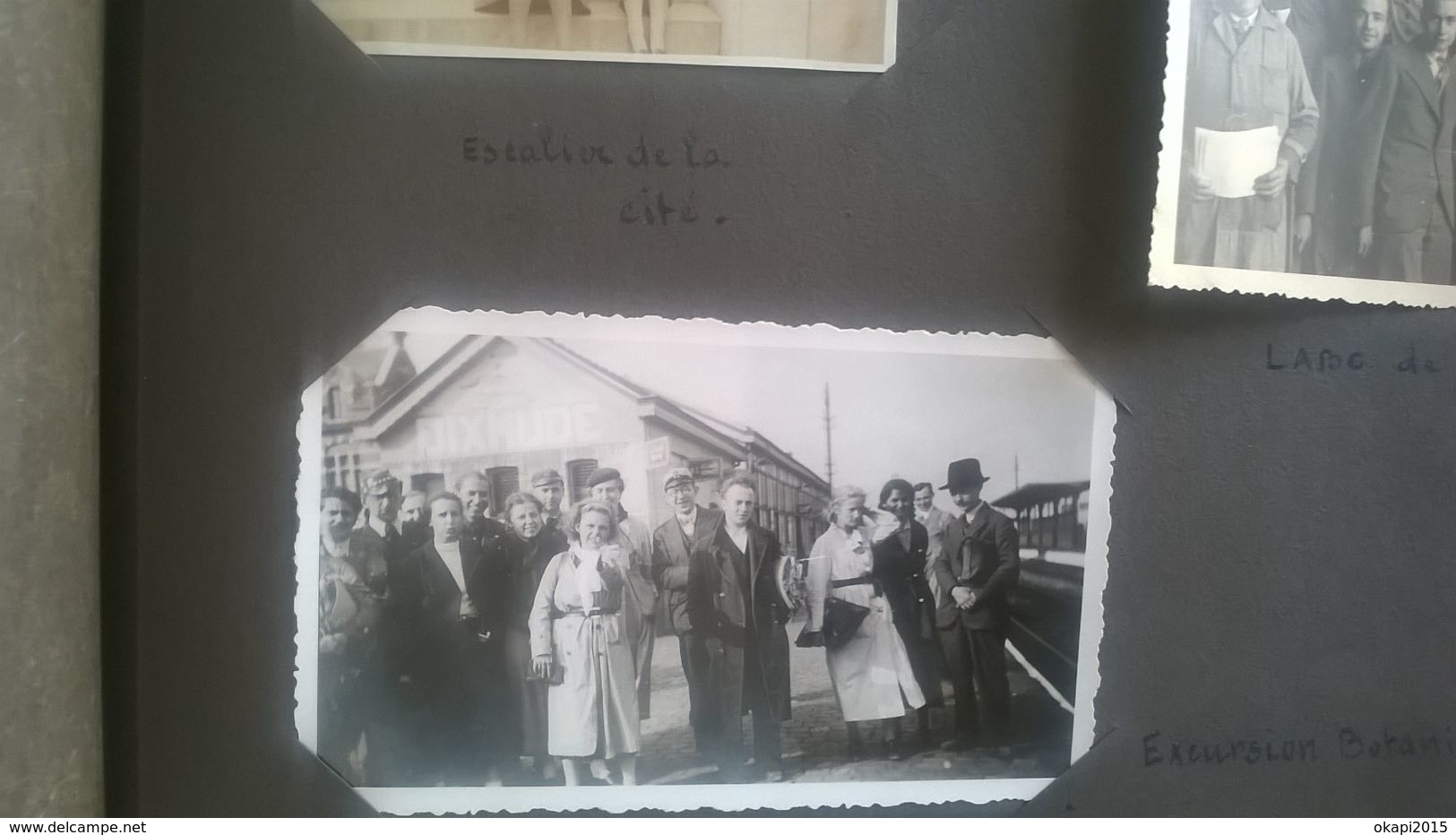 6  PHOTOS UNIVERSITÉ LIBRE DE BRUXELLES ÉTUDIANTS ET UN PROF IDENTIFIÉS  ANNÉE 1936 FACULTÉ DES SCIENCES - Geïdentificeerde Personen