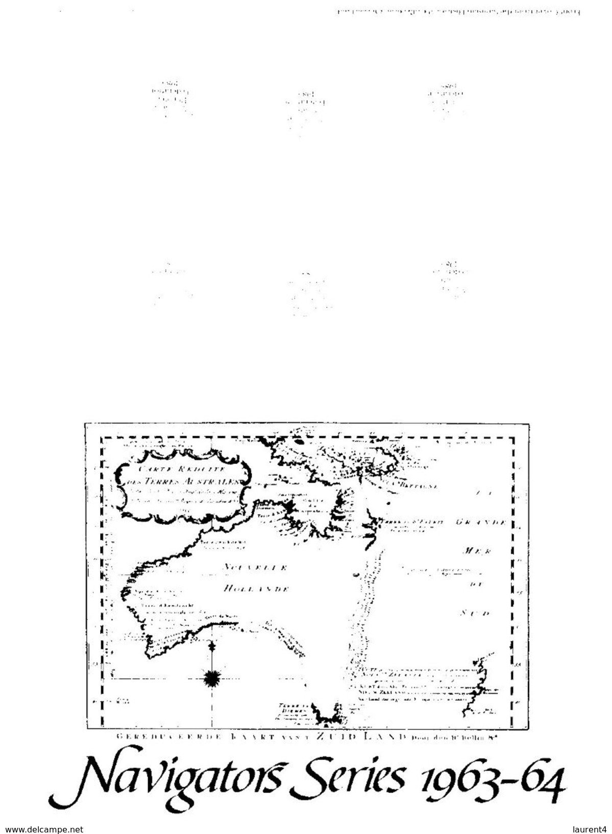 (456) Australia - Stamp Replica Card Nº 3 - Navigators - Abarten Und Kuriositäten