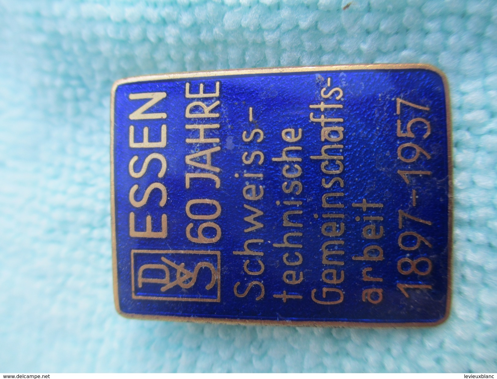Insigne De Poitrine à épingle/Industrie/S.D. /ESSEN 60Jahre/ Hoffstatter/BONN/Bronze Cloisonné/Suisse /1957       MED185 - Other & Unclassified
