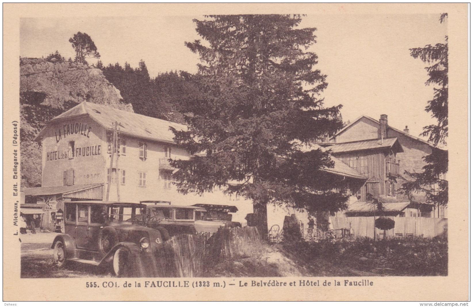 01 - Col De La Faucille, Le Belvédère Et L'Hôtel De La Faucille, L.Michaux - Non Classés
