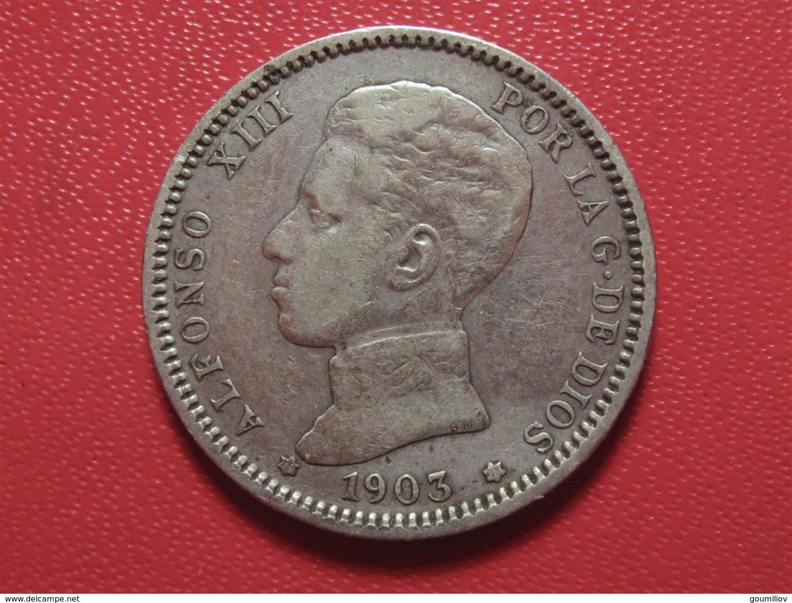 Espagne - Peseta Alfonso XIII 1903 (1903) 6015 - Otros & Sin Clasificación